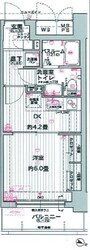 ワコーレ六甲道オービット2の物件間取画像